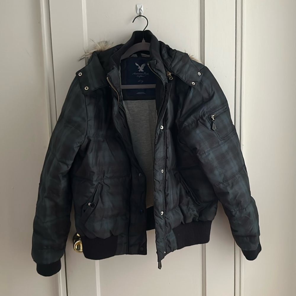 American Eagle Plaid Women’s Winter Jacket